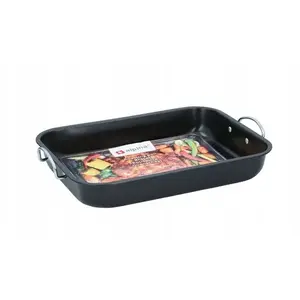 Baking and Braising Pan with Handles ALPINA 39×29×6 cm Non-Stick Coating
