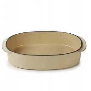 Ceramic Roasting Dish Revol Caractere 26 × 18.5 cm with Knob