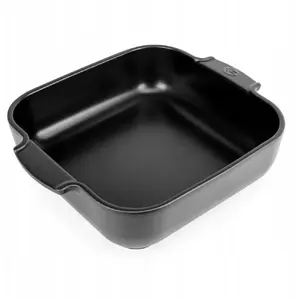 Baking dish PEUGEOT APPOLIA 28 cm Satin Black square ceramic