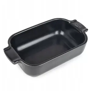 Peugeot serving dish 15×10×4.5 cm, graphite finish, ceramic Appolia