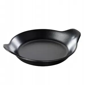Round baking dish Revol French Classics black 18 cm