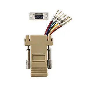 Sērijveida kabelis Nedis CCGB52821IV — DB-9 uz RJ-45, krāsa ivori, 0 m, 1 gab.