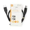 USB cable Nedis CCGL60000BK50 — USB A to USB A, 5 m Photo 3