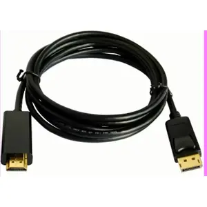 Кабель DIGITUS DisplayPort — HDMI 2 м — DisplayPort (m) — HDMI (m), чёрный