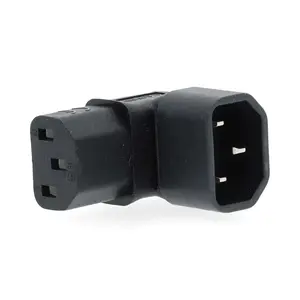 Sajūga adapteris Nedis CEGB1190BK — IEC-320-C13 uz IEC-320-C14, melns