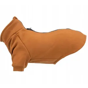 Dog sweatshirt Trixie CityStyle Amsterdam, size S (back length 33 cm), rust color