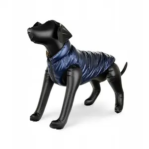 Dog jacket Barry King reversible navy and gold size XS (chest 30 cm)