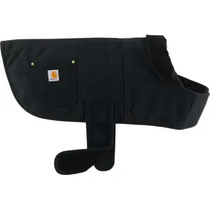 Dog Coat Carhartt Chore Coat Black — Carhartt durable dog outerwear, black