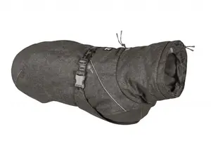Dog Parka Hurtta 933693, Grey, Length 400 mm, Chest 45–76 cm