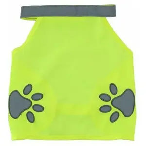 Reflective dog vest Spin Master Paw Love 30 cm, yellow — safety harness-style vest