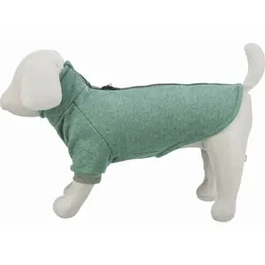 Dog sweater Trixie Amsterdam dark green XS — small-size dog clothing, warm knit jumper