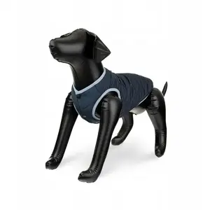 Dog jacket Barry King BK-21183, quilted dark blue, size XS (30)