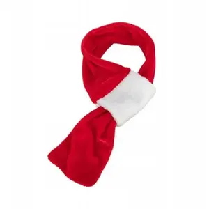 Pet Scarf Trixie Xmas scarf flannel look/plush 50 cm red/white