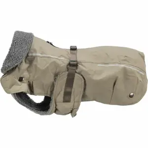 Пальто Trixie TX681036 для собак и кошек, размер M, обхват груди 50–80 см, бежевый полиэстер