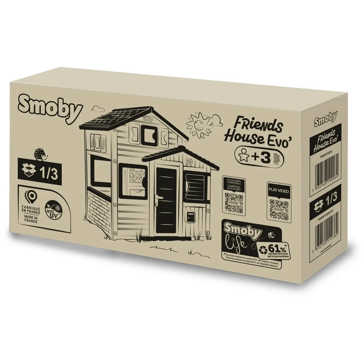 Smoby Life Playhouse Evo Friends — Simba‑Dickie namiņš Photo 3