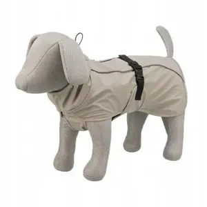 Dog Waterproof Coat Trixie BE NORDIC Husum, sand color, size XL (80 cm)