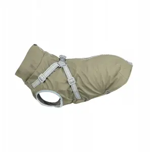 Dog Coat with Harness Straps Trixie Pontis, Size M (Back Length 45 cm), Green