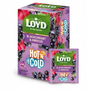 Fruit tea Loyd Hot&Cold — Currant & Hibiscus, 15 bags × 2 g