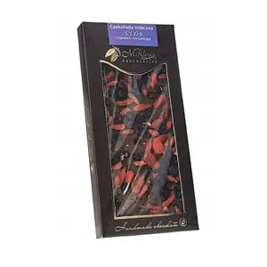 Milk Chocolate with Blueberries and Goji Berries 85 g, M.Pelczar Chocolatier