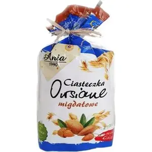 Ania овсяное печенье с миндалем 150 г — Ania Ciasteczka owsiane z migdałami 150 g