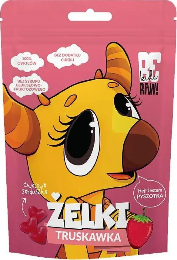 Augļu želejas Purella Food Żelki Truskawka