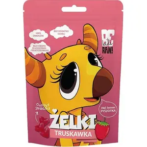 Chewy fruit gummies Purella Food Żelki Truskawka i Jabłko 35 g - strawberry & apple, 35 g pouch