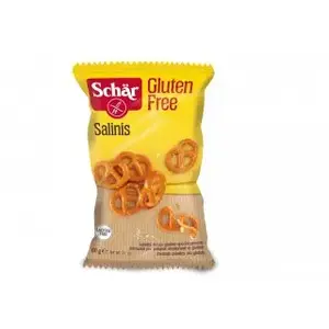 Pūrstie preclīši Schar Dr. Schär Salinis — preces formā cilpa, 60 g, 482 kcal/100 g
