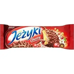 Goplana cepumi Jeżyki 140 g ķiršu — Goplana CIASTKA JEŻYKI 140G WIŚNIOWE