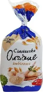 Овсяное печенье с имбирём Ania 150 г — овсяные печенья с имбирным вкусом