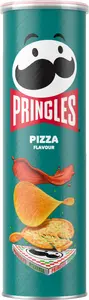 Potato chips Pringles Pizza 165 g — pizza flavour, can packaging