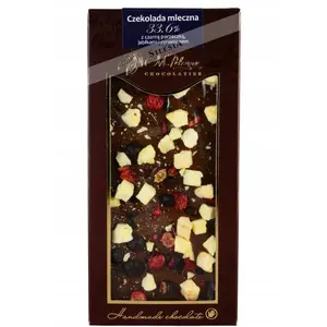 Chocolate bar M.Pelczar Chocolatier milk with blackcurrant, cinnamon and apple 85 g