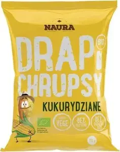 Kukurūzas kraukšķi BIO 70 g, Naura - organiskā kukurūzas uzkoda, 70 g