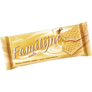 Cream-filled Family Wafers Jutrzenka FAMILIJNE Śmietankowe 180 g