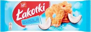 Cookie pack LU Č San Łakotki Kokosowe 168g — coconut-flavored biscuits, 168 g