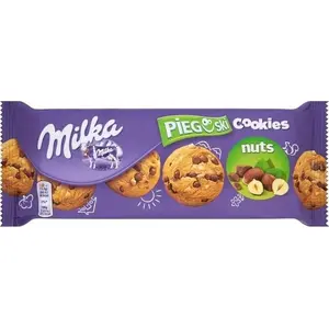 Chocolate biscuits Milka Pieguski 135 g — Milka chocolate with nuts