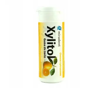 Košļājamā gumija Miradent Xylit (citrusu garša) — Miradent INNE-8322