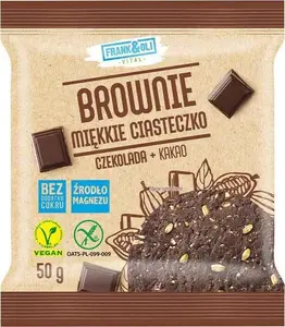 Cepums Frank&Oli Ciasteczko Brownie Šokolāde un kakao 50 g