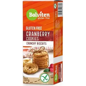 Безглютеновое песочное печенье с клюквой BALVITEN 130 г