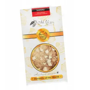 White Chocolate Dessert 'Szarlotka' 50 g — M.Pelczar Chocolatier