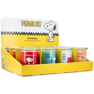 Display of Peanuts comics 12 x 250 g by Free Association Books — boxed set of 12 volumes