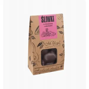 Chocolate Plums in Dark Chocolate 100 g, M.Pelczar Chocolatier