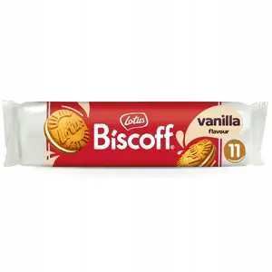 Lotus Lotus Biscoff Cookies with Vanilla Cream 110 g pack
