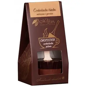 Confectionery chocolate sticks pack M.Pelczar Chocolatier Chocostick — dark, milk and white chocolate, 60 g