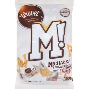 Chocolate candies Wawel Michałki Zamkowe, white, 1 kg bag