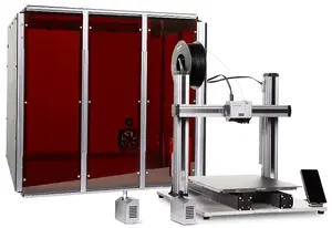 3D printeris Snapmaker 2.0 A350T FDM — alumīnija korpuss, 5" skārienekrāns, slāņa biezums 0,05–0,3 mm, Wi‑Fi