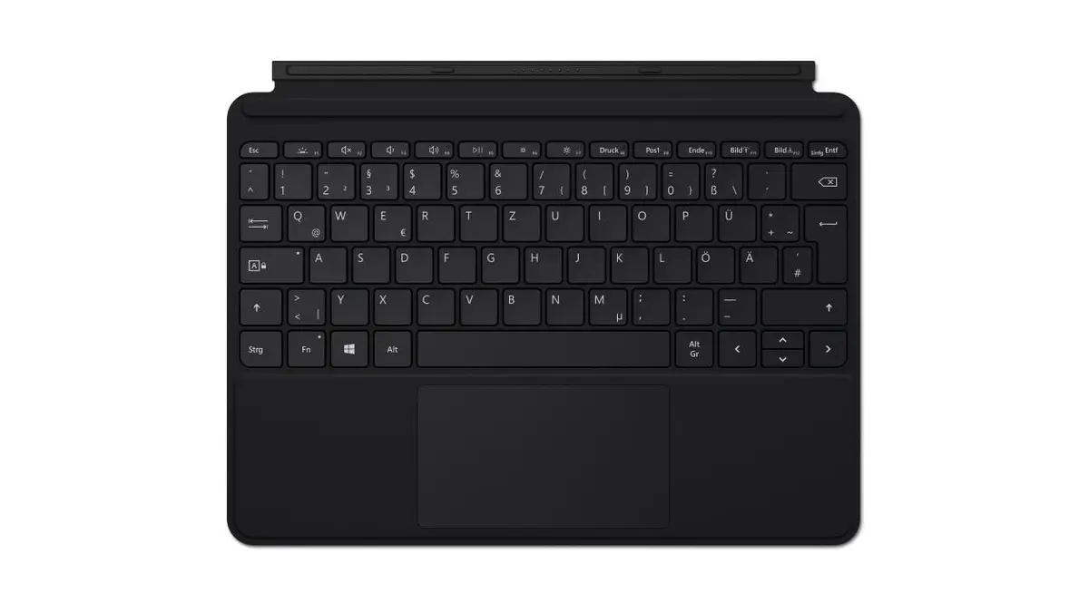 Microsoft Go Type Cover QWERTZ (немецкая) черная Photo 2