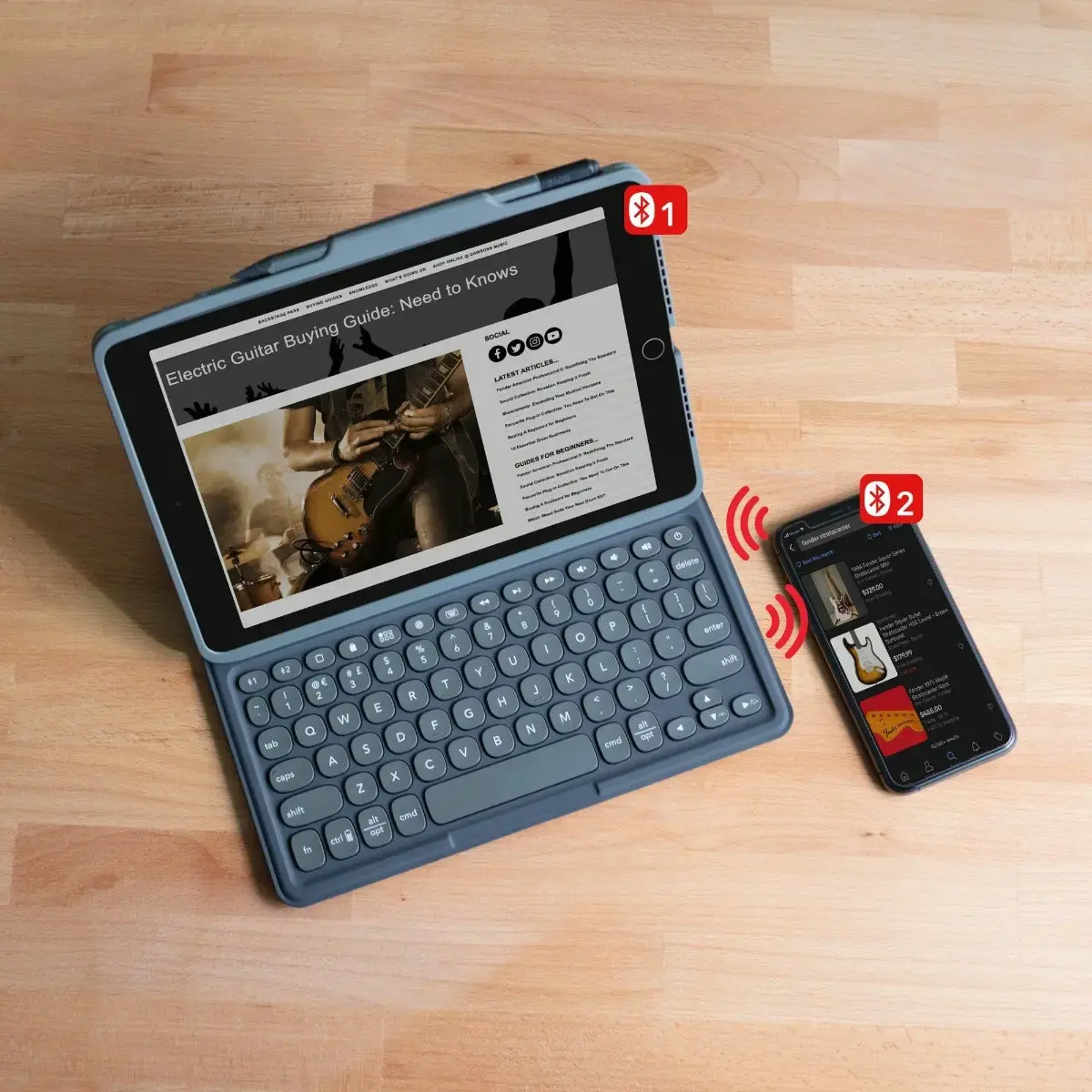 Tech-Protect ZAGG Pro Keys Bluetooth klaviatūra Photo 4