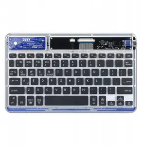 Keyboard case Dux Ducis CK Series wireless for laptop/tablet/phone transparent