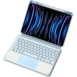 Keyboard case with Bluetooth touchpad for Xiaomi Mi Pad 6 / 6 Pro by Strado (blue)