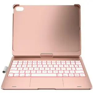 Keyboard case Tech-Protect Etui Typecase Flexbook Touch for iPad 11" (A16) 2025 and iPad 10.9" 2022 — pink